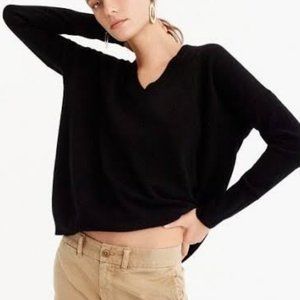 J. Crew cashmere crewneck boyfriend sweater
